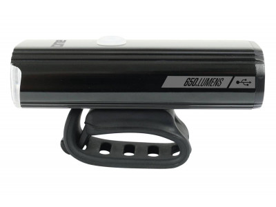 Rock Machine svetlo predné F.Light 40 USB 650 lm čierne