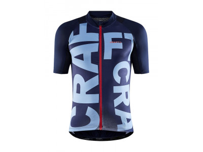 CRAFT ADV Endur Graphic jersey, dark blue/light blue
