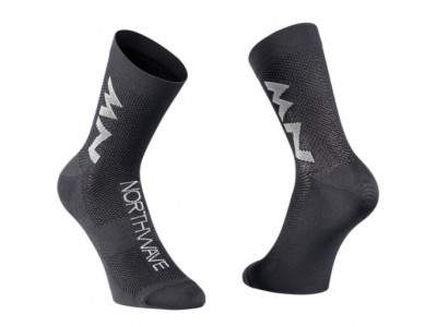 Northwave Extreme Air Mid pánske ponožky Black / Grey