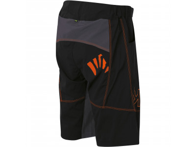 Karpos BALLISTIC EVO shorts black / dark gray / orange fluo