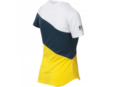 Damska koszulka Karpos CIMA UNDICI w kolorze żółto/niebieskim/białym