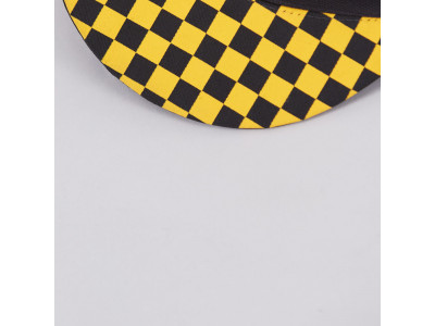 Sportful Checkmate cyklistická čiapka čierna/žltá