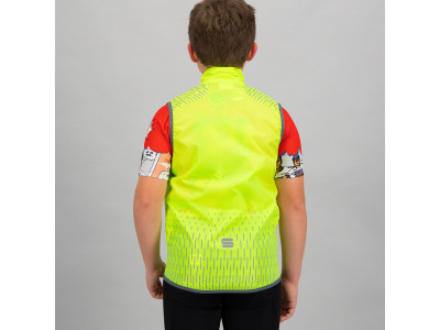 Sportful Kid Reflex children's vest, fluo yellow