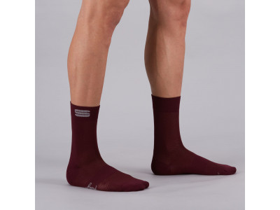 Sportful Matchy ponožky tmavočervené