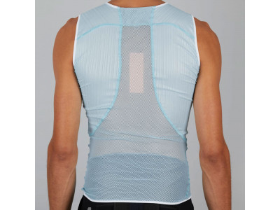 Koszulka termoaktywna Sportful Pro bez rękawów w kolorze jasnoniebieskim/białym