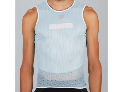 Sportful Pro termo tričko bez rukávov svetlomodré/biele