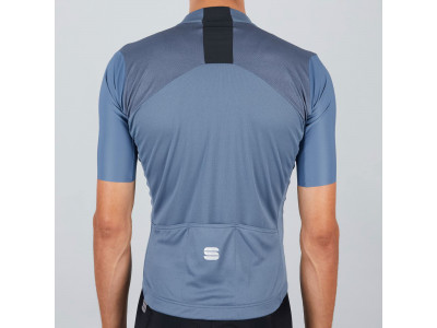 Tricou Sportful Strike cu mânecă scurtă bleumarin/negru 