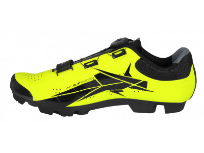 FORCE MTB Crystal cycling shoes, fluo