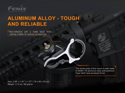 Fenix ALG-18 barrel mounting adapter