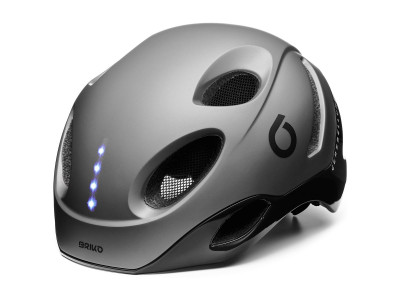 Briko cycling helmet E-ONE LED, gray