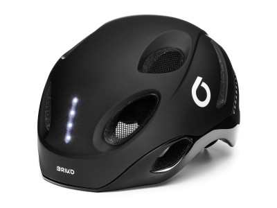 Briko cycling helmet E-ONE LED, black