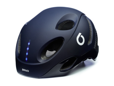 Briko cycling helmet E-ONE LED, dark blue