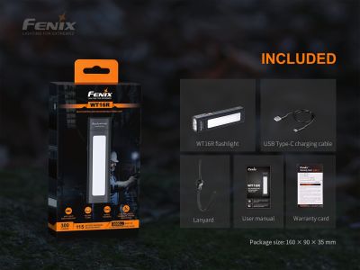 Fenix ​​​​WT16R újratölthető LED lámpa