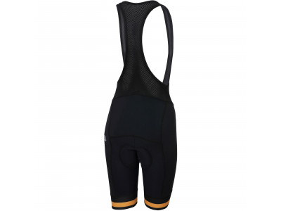 Sportos BF Classic női rövidnadrág harisnyatartóval, fekete/arany színű