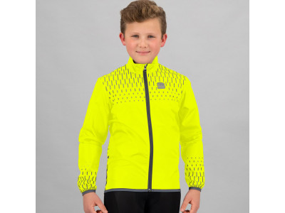 Sportful Kid Reflex detská bunda, žltá fluo