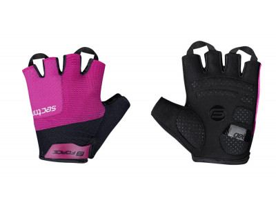 FORCE Sector Gel-Handschuhe schwarz/rosa