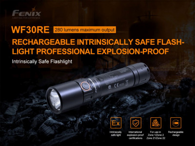 Fenix WF30RE újratölthető ATEX lámpa