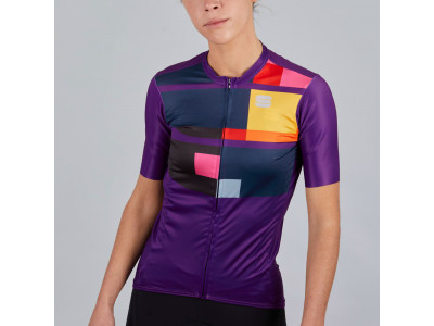 Fioletowa koszulka rowerowa damska Sportful Idea