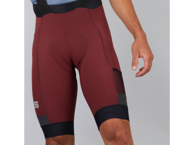Sportful Supergiara shorts with burgundy straps