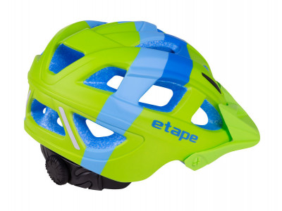 Etape Hero children&#39;s cycling helmet green / blue matt