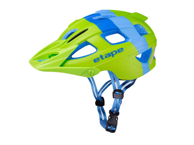 Etape Hero children&#39;s cycling helmet green / blue matt