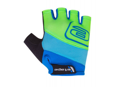 Stage Simple children&amp;#39;s cycling gloves short blue / green