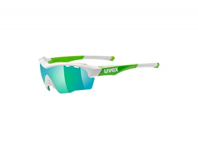 uvex Sportstyle 104 glasses white-green/green
