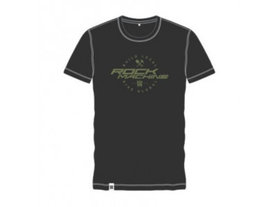 Rock Machine T-shirt BUILD LOCAL RIDE GLOBAL unisex black