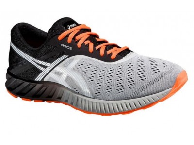 Pantofi de alergare pentru bărbați Asics fuzeX Lyte gri/alb/coral