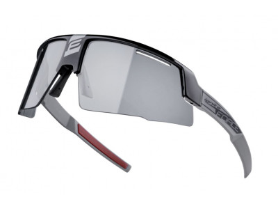 FORCE Ignite cyklistické okuliare čierna/sivá, fotochromatické skla