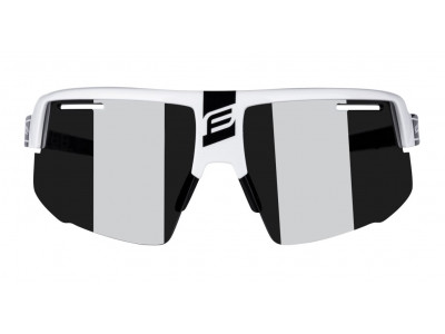 FORCE Ignite cyklistické brýle bílá/černá, černá skla
