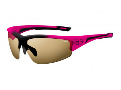 R2 WHEELLER glasses, matte pink/photochromic brown lenses
