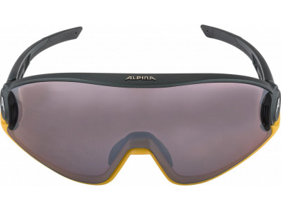 ALPINA glasses 5W1NG Q + CM moss green-curry yellow
