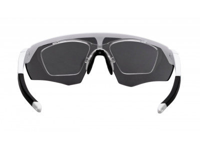 FORCE Enigma Brille, matt weiß/schwarze Gläser