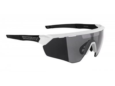 Force Enigma glasses, white/black matte/black lenses