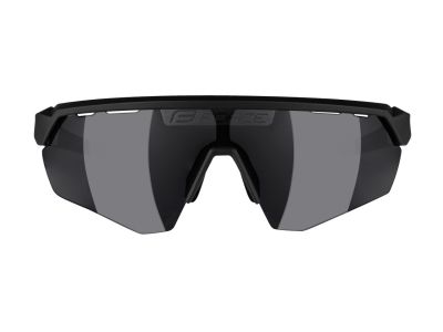 FORCE Enigma Brille, schwarz/matt weiß/schwarze Gläser