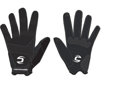 Czarne rękawiczki Cannondale Trail z długimi palcami