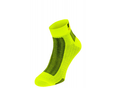 R2 Cyklistické Ponožky EASY ATS10A, neon žluté