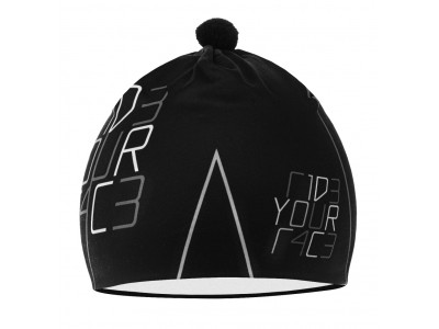 R2 POMPON cap, black