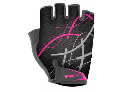 R2 EASER ATR36E gloves, black/pink/grey