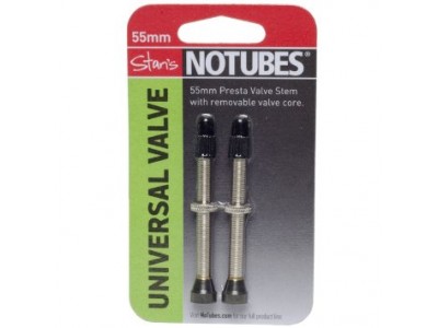 No Tubes Universal Tubeless valves 55 mm - pair