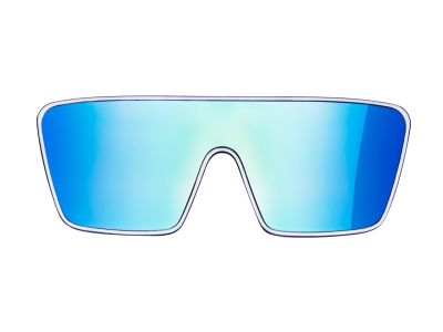 FORCE Scope-Brille, schwarz/weiß/blau verspiegelte Gläser