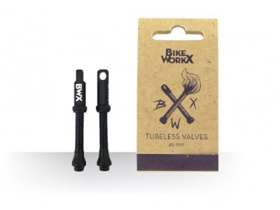 BIKEWORKX Tubeless Valves 45 mm tubeless valves pair 