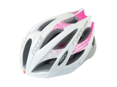 FORCE Cobra helmet white/pink