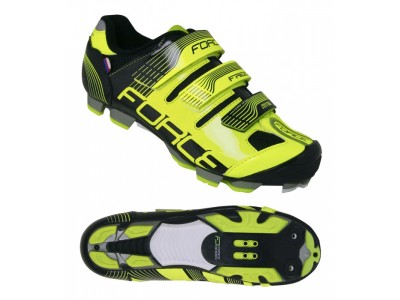 FORCE Mtb Free cycling shoes fluo-black