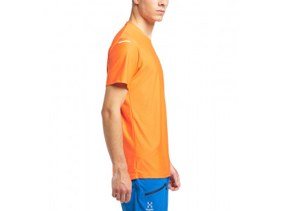 T-shirt Haglöfs LIM Tech, pomarańczowy