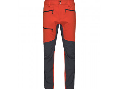 Haglöfs Rugged Flex kalhoty, červené/tmavě šedé