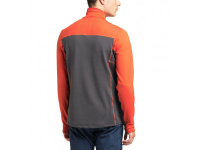 Haglöfs Roc Sheer Mid sweatshirt, orange/grey