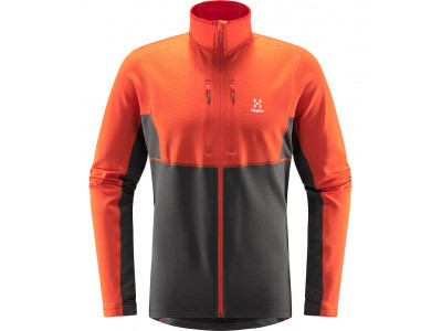 Haglöfs Roc Sheer Mid Sweatshirt, orange/grau