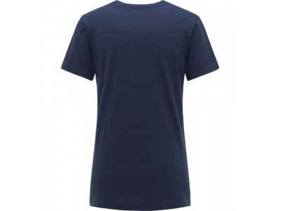 Haglöfs Damen-T-Shirt mit Trad-Print, dunkelblau